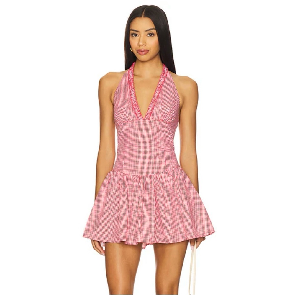Scout Halter Cotton Mini Dress